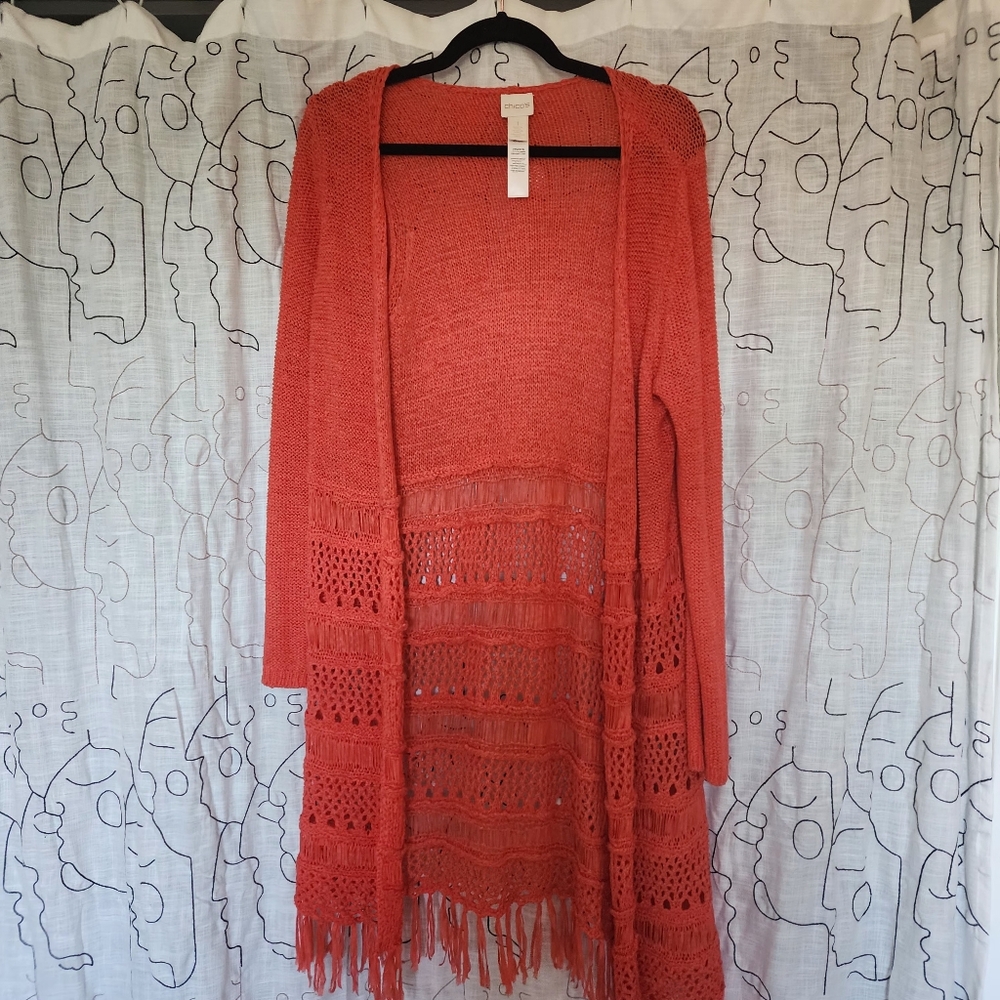 Crochet Fringe Cardigan